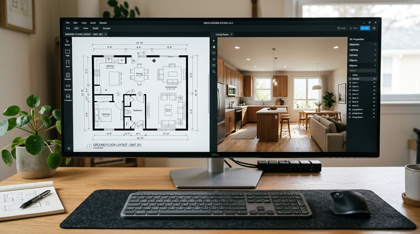 Home and Interior Design Software: 8 Tools Tested for 2D Plans, 3D Renders, and Remodel Budgets