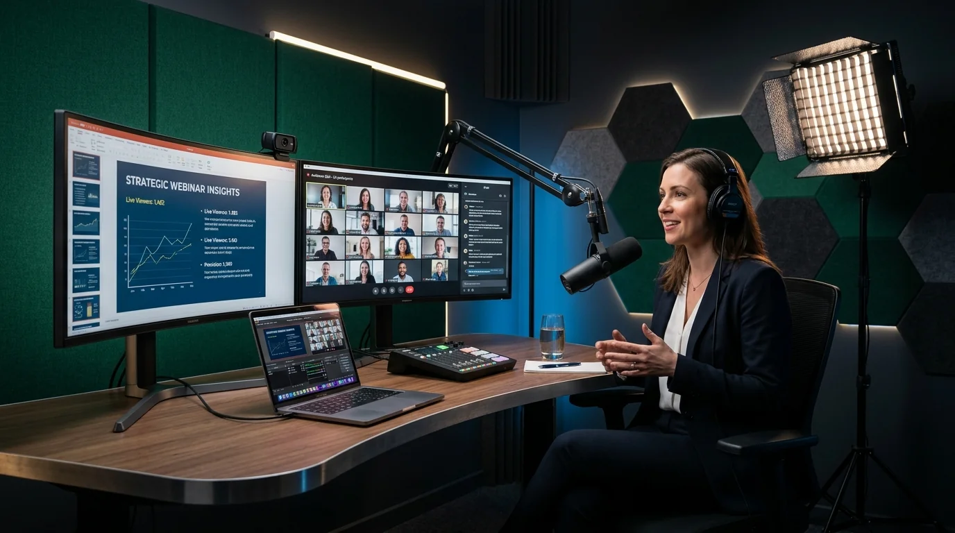 How to Host a Webinar: The S-T-O-R-Y Framework for High-Retention Live Broadcasts