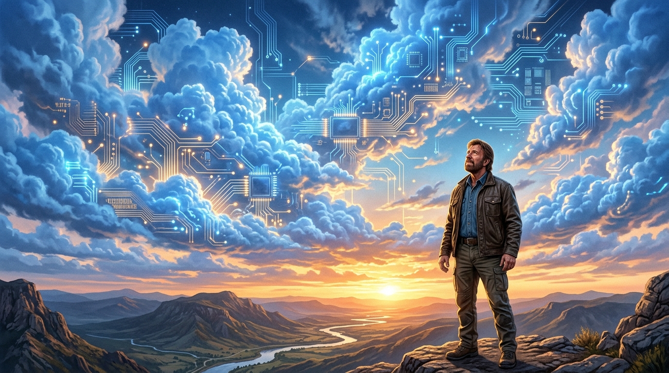 Chuck Norris Sky Cloud Computing
