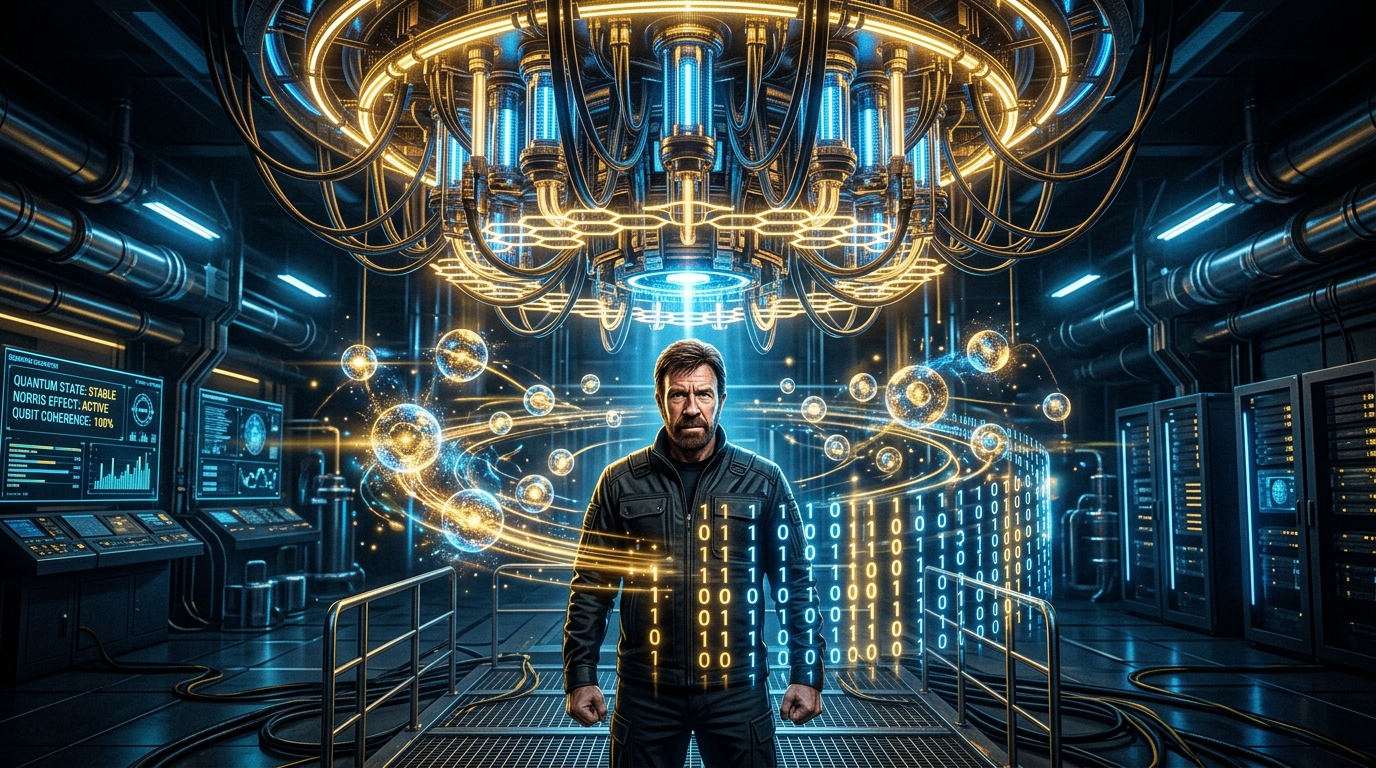 Chuck Norris Quantum Computer Coherence