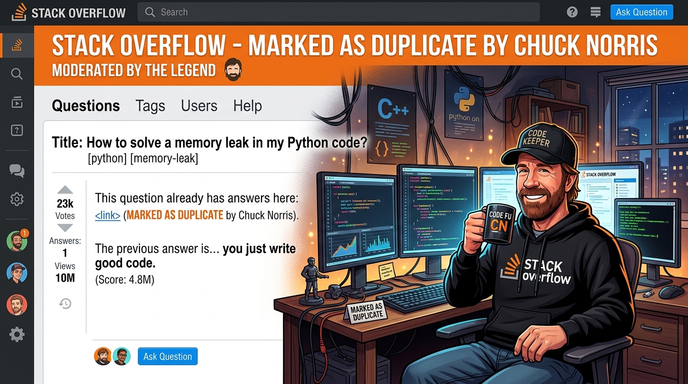 Chuck Norris Stack Overflow Duplicate