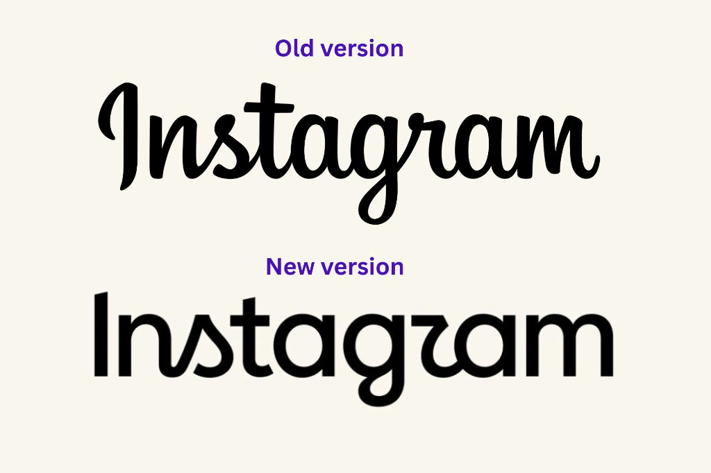 Instagram Changed Its Logo Wordmark: Technical Analysis and Typographic Comparison