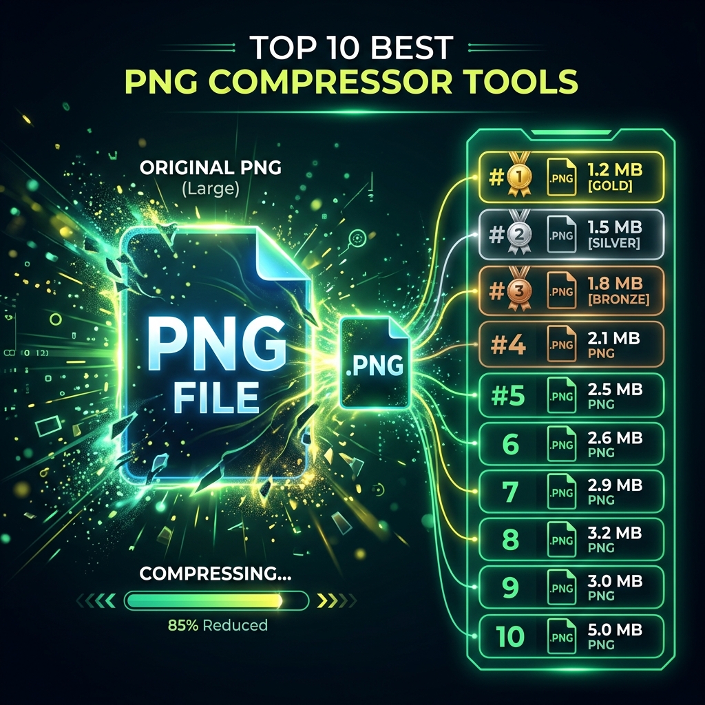 Top 10 Best PNG Compressor Tools in 2026 (Honest Review)