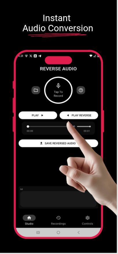 Instant Audio Conversion UI