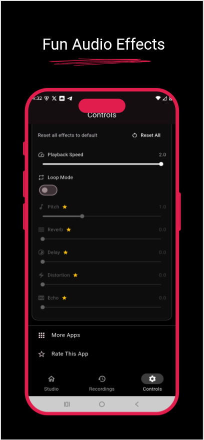 Fun Audio Effects UI