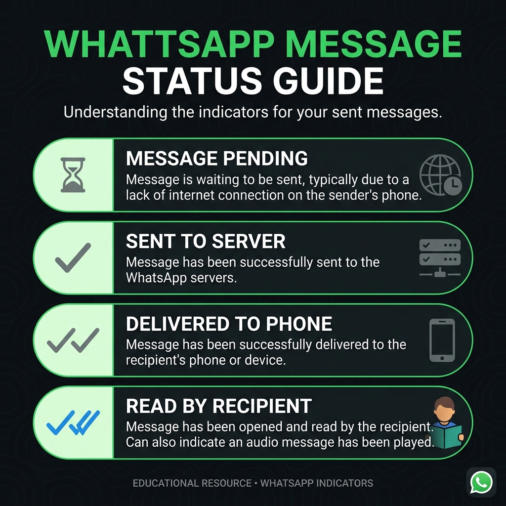 WhatsApp Message Ticks and Symbols: What Each One Actually Means